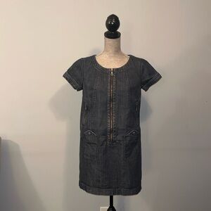 French Connection Boxy Denim Short Sleeve Dress size 12